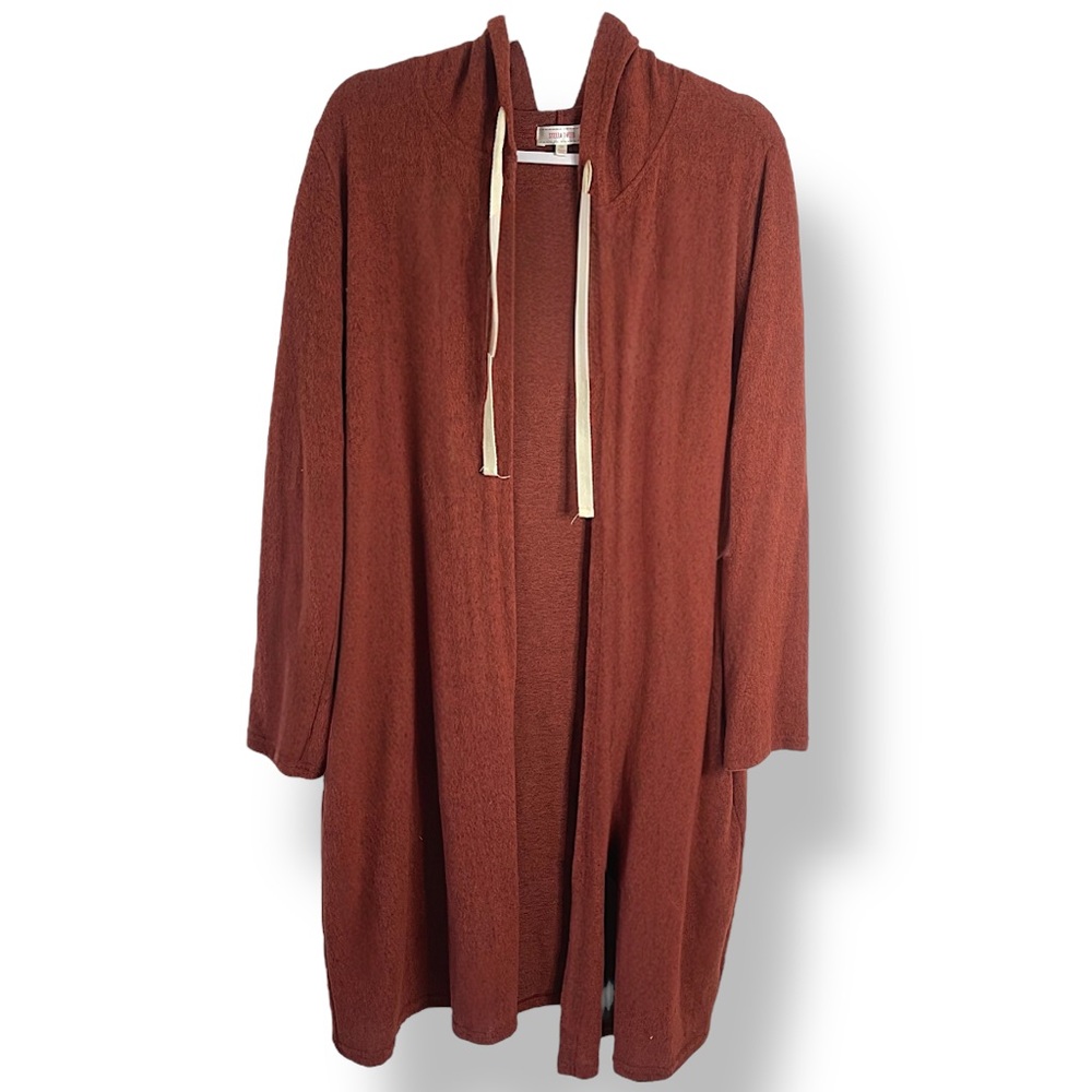 🧶 Warm Long Cardigan Pockets Hoodie